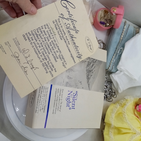 Silent Night Jean Sias The Spirit Of Christmas Plate 1990 - Picture 6 of 7